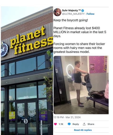 Planet Fitness Loses $400 Million After Banning Member Who .